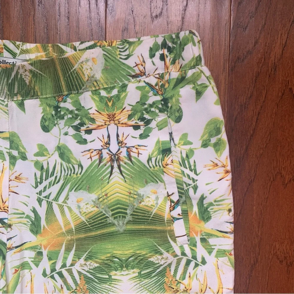 ISO Dalia Collection Mirrored Tropics Flowy Wide Leg Pant - Size 8 - Picture 5 of 11